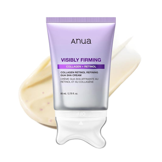 ANUA Collagen Retinol Gua Sha Neck Cream For Lifting And Firming Jawline To Décolleté 2.7 Fl Oz