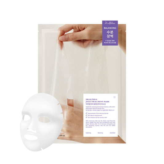 Dr Althea Jelly Seal Dewy Mask Hydrate And Restore Balance With PhytoPDRN Lotus Vegan Korean Skincare Pack Of Four