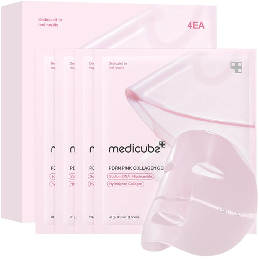 Medicube Jelly Gel Mask With Salmon DNA PDRN And Pink Collagen For Overnight Glass Glow Hydration And Firming