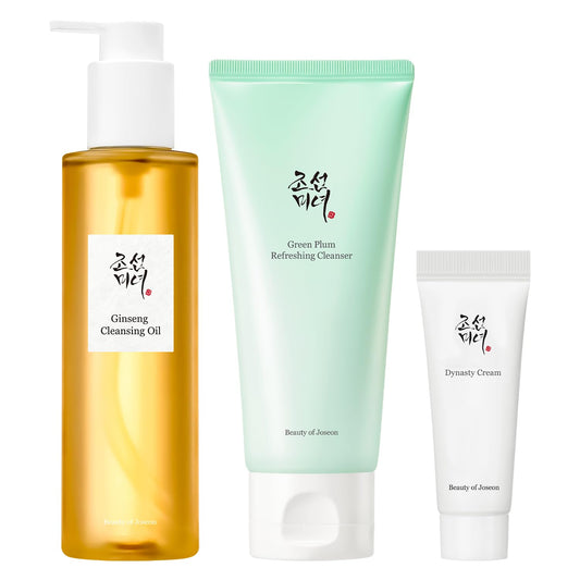 Beauty of Joseon Korean Double Cleansing Duo Gel Cleanser and Cleansing Oil Gift Set Glass Skin 210ml 100ml