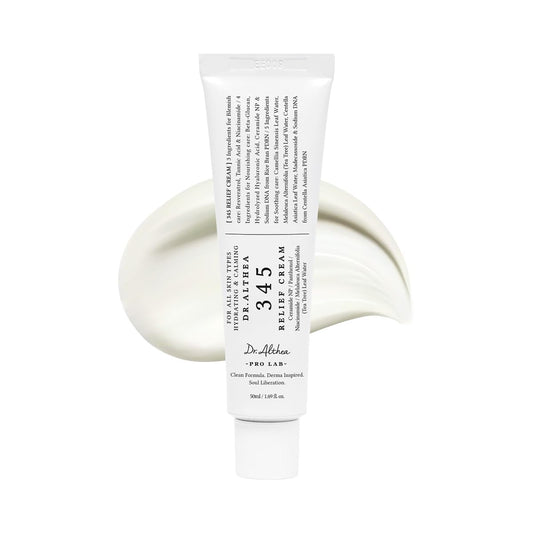 Dr Althea 345 Relief Cream Post Acne Niacinamide Hydration With PDRN Hyaluronic Acid Moisturizer 1.69 Oz
