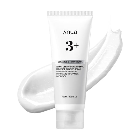 ANUA Ceramide Panthenol Barrier Cream Hydrating Moisturizer For All Skin Types With Centella 3.38 Fl Oz