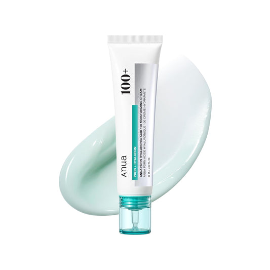 Anua PDRN Hyaluronic Acid Moisturizer With Salmon DNA For Glass Skin Korean Lightweight Hydrating Cream 2.02 Fl Oz