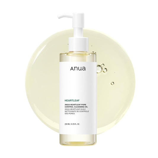 Anua Heartleaf Pore Control Cleansing Oil Deep Cleansing Removes Makeup Sunscreen And Sebum In One Step For Glass Skin