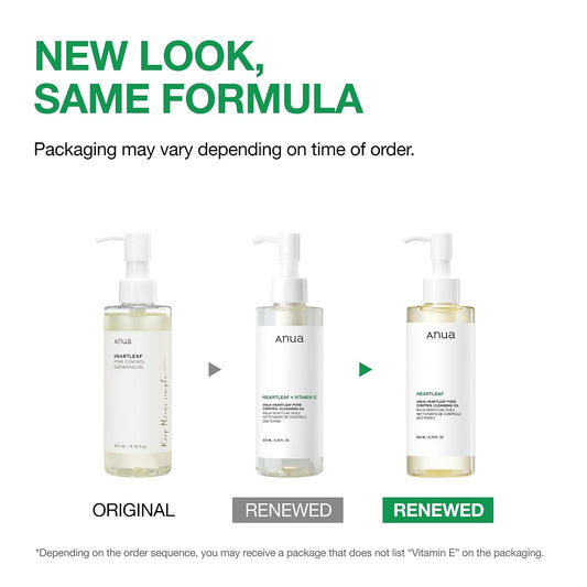 Anua Heartleaf Pore Control Cleansing Oil Deep Cleansing Removes Makeup Sunscreen And Sebum In One Step For Glass Skin