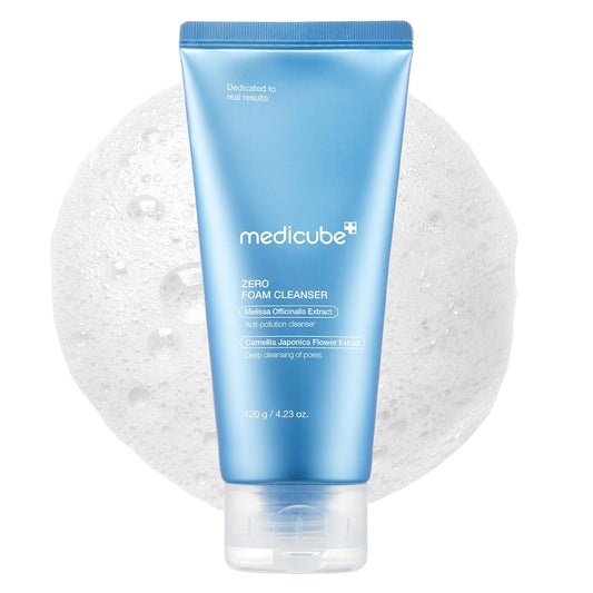 Medicube Zero Foam Cleanser For Pores And Excess Oil Control Gentle Daily Facial Cleanser For Sensitive Skin 4.23 Oz