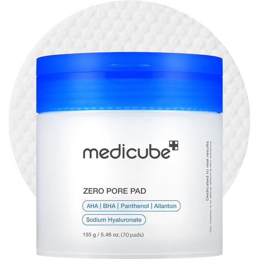 Medicube Zero Pore Pad 2.0 Exfoliating Pads For Pore Care With AHA 4.5 And BHA 0.45 70 Pads