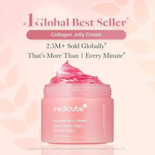 Medicube Jelly Cream With Collagen And Niacinamide For Hydration Skin Barrier Support Even Tone And 24 Glow